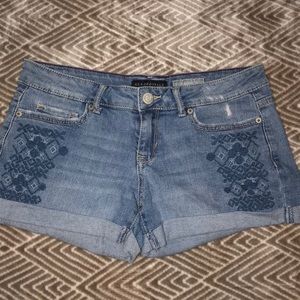 denim shorts